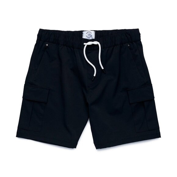 Surfside Supply Black Drawstring Tech Cargo Short - Picture 1 of 2